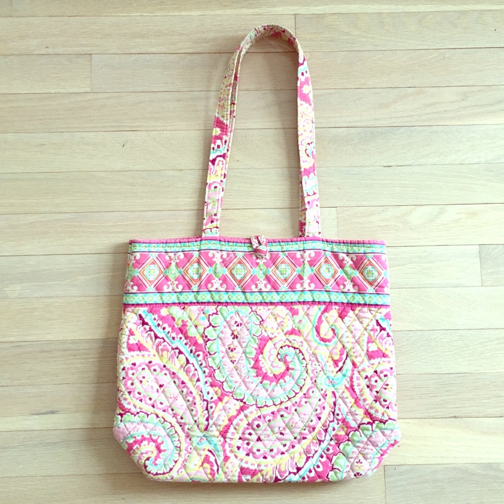 Vera Bradley Pink Paisley Tote
